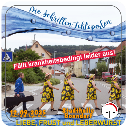 Tickets kaufen für Die Schrillen Fehlaperlen am 12.09.2025