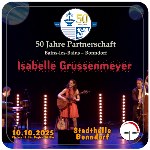 Tickets kaufen für 50 Jahre Städtepartnerschaft am 10.10.2025