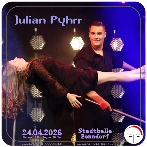 Tickets kaufen für Julian Pyhrr am 24.04.2026