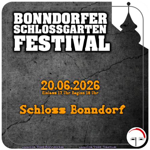 Tickets kaufen für Bonndorfer Schlossgarten Festival am 20.06.2026