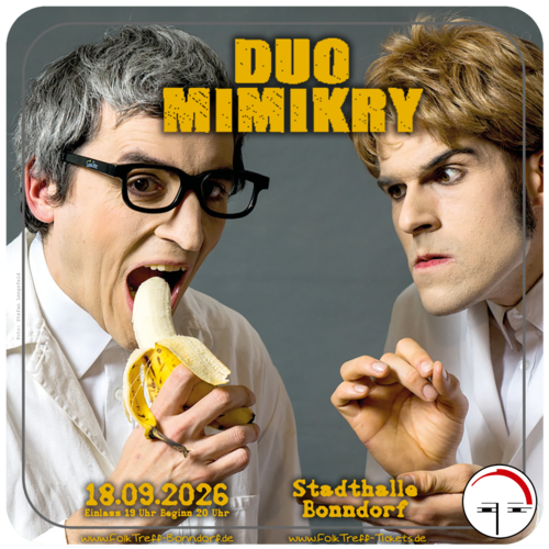 Tickets kaufen für Duo Mimikry am 18.09.2026