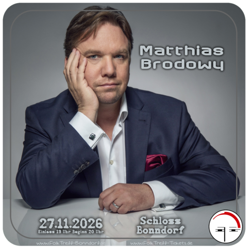 Tickets kaufen für Matthias Brodowy am 27.11.2026